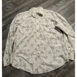 Men's Twenty Xtreme The Wrangler Jean Co. Sz Large Pearl Snap Button Shirt